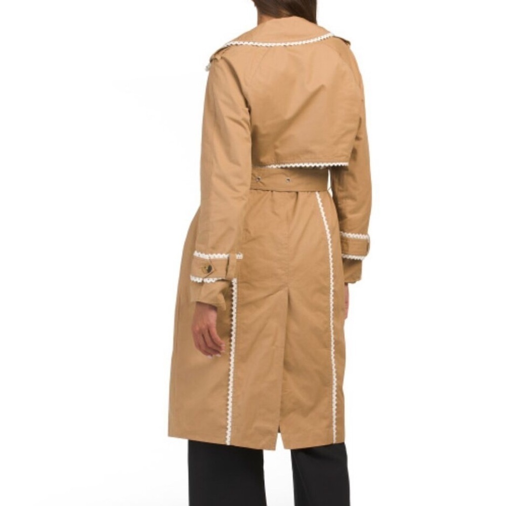 7 for all mankind Trimmed Trench Coat NWT - Picture 4 of 9